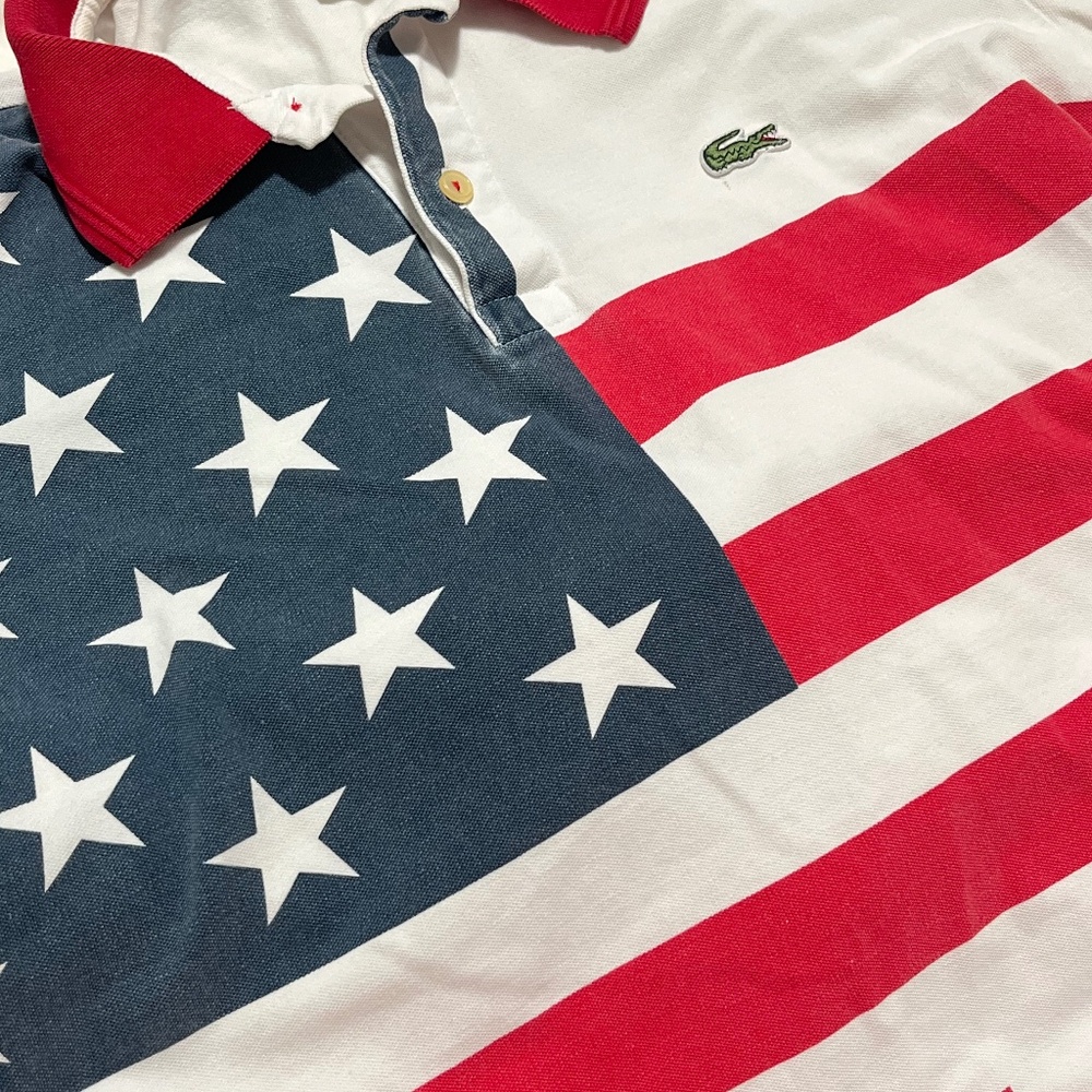 LACOSTE US FLAG Polo Shirt